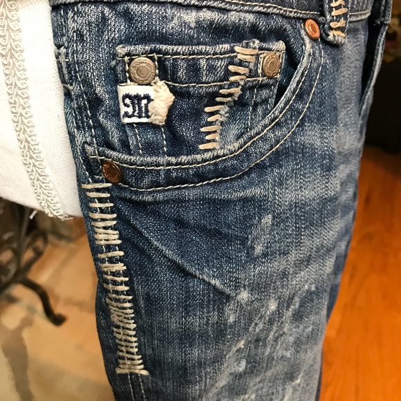 Miss Me Released Hem Capri Cropped Jeans Size 29 - Picture 4 of 8